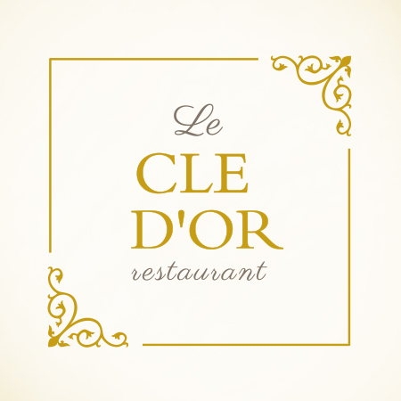 Portófilo - Návrh loga reštaurácie Cle d´Or
