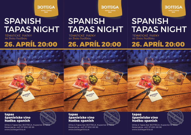 spanish tapas night v bottege